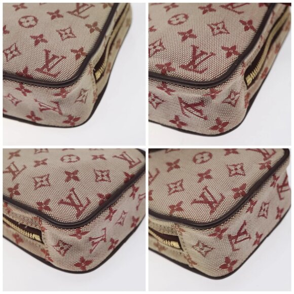LOUIS VUITTON Monogram Mini US Digital Pouch Red M60001 LV Auth 124041 - Picture 14 of 16